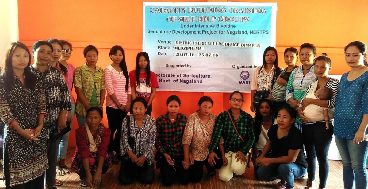 Image from capacity building training from Self Help Group, Nagaland