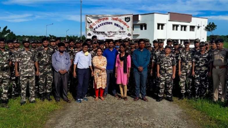 MANT Team with BSF for plantation campaign